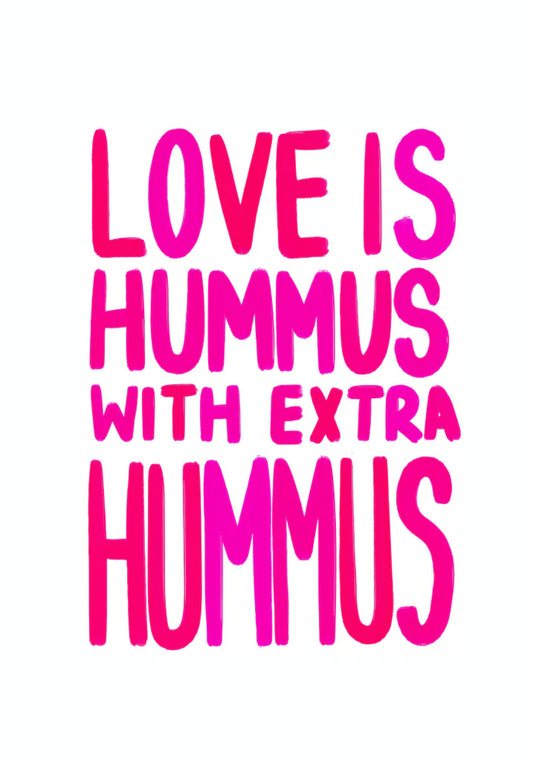 Love is Humus Print Nephthys Illustrated - Affiche Love is Humus 