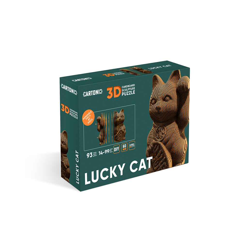 Lucky Cat Cartonic - puzzle carton 3D à assembler