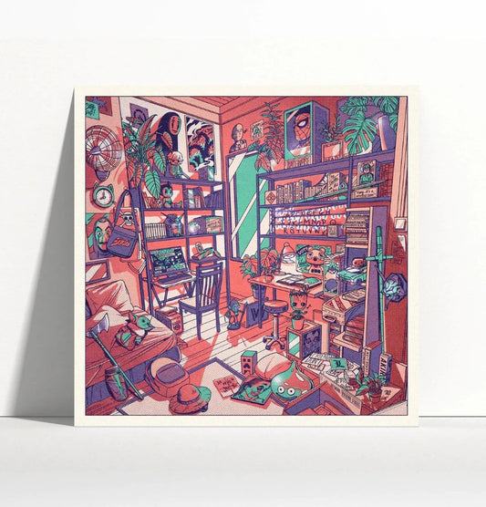 Teenage Room Print - Illustration Paiheme 