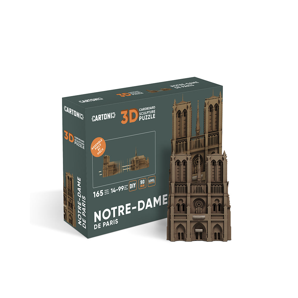 Notre Dame de Paris - Puzzle Carton 3D à assembler - Cartonic