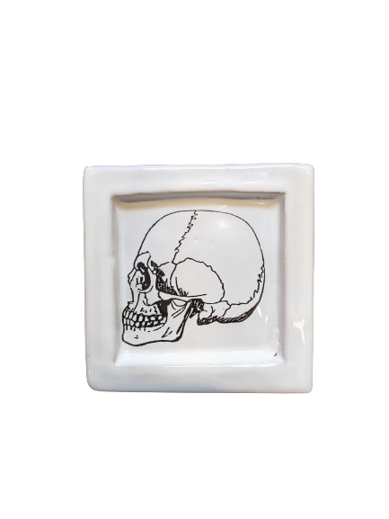 Skull - Cendrier en céramique crâne - Kuhn Keramik