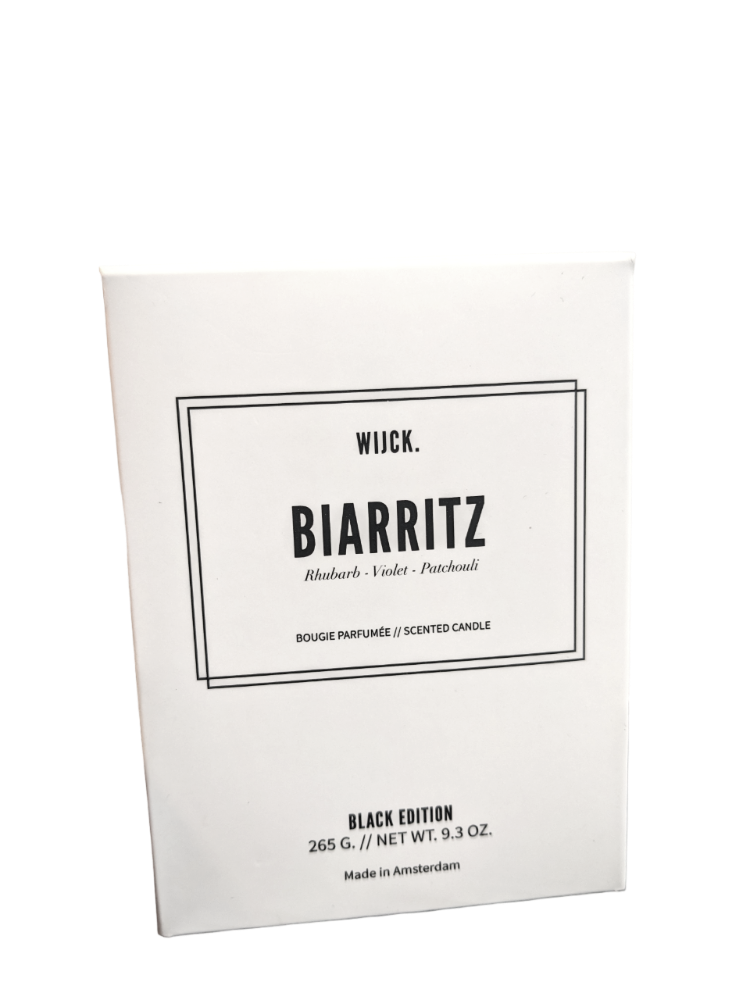 Biarritz - Bougie Parfumée rhubarbe patchouli - Wijck