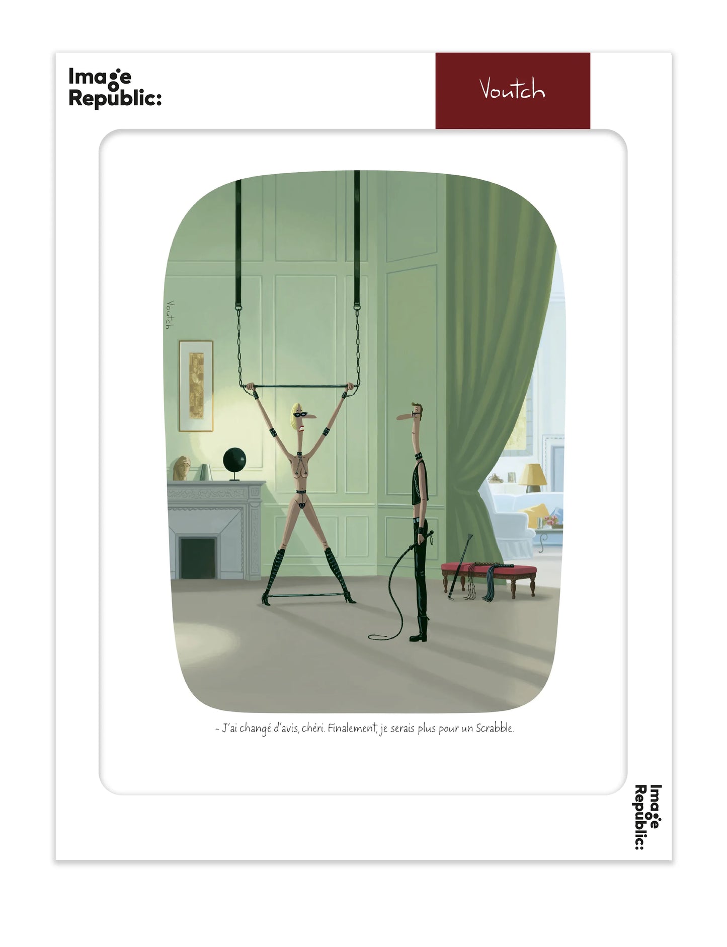 Affiche Voutch Chéri - Dessin de Voutch 30x40 édité par Image Republic