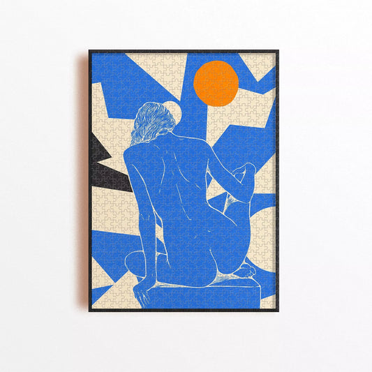 Puzzle Peau bleue Piece and Love et été 81 - 1000 pièces. 