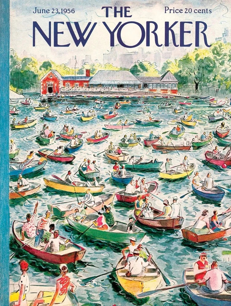 Puzzle New Yorker Gridlock Lake par Garrett Price - Couverture du 23 Juin 1956