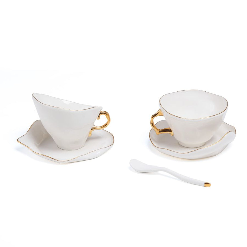 Set de 2 Tasses à thé collection Meltdown en porcelaine - Seletti