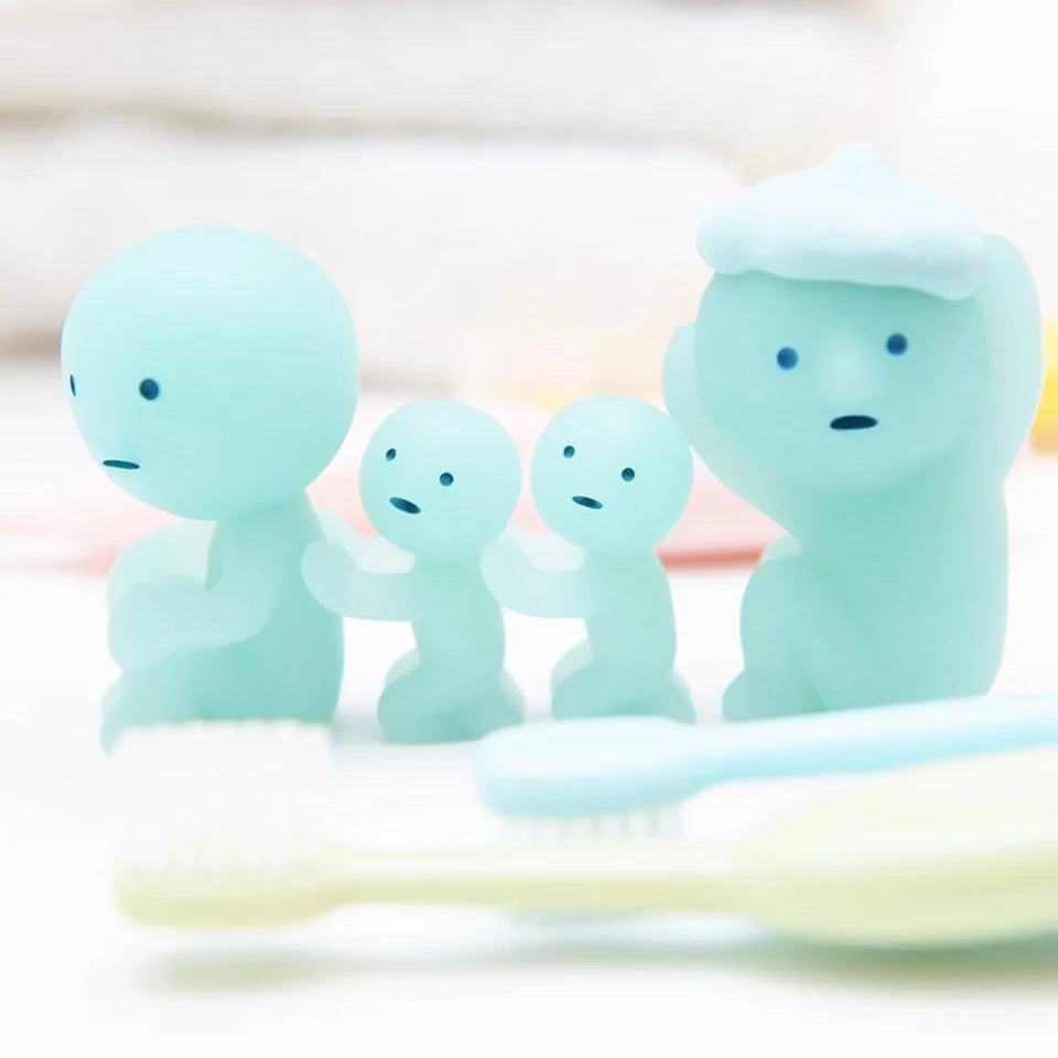 Smisky Bath- Figurines série Salle de bain avec brosse à dents