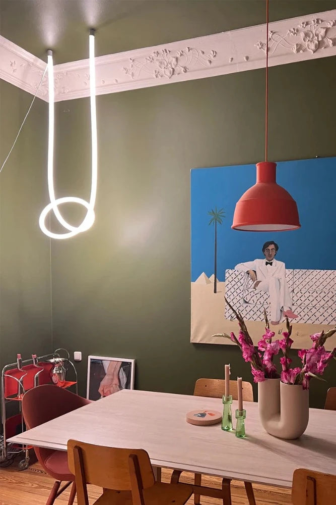 Flex Mount Studio About - Suspension Néon 4 m LED blanc