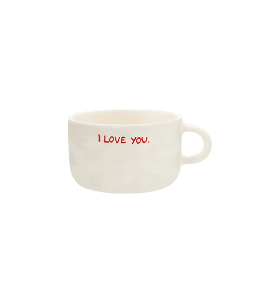 Tasse cappuccino I Love You by Anna + Nina