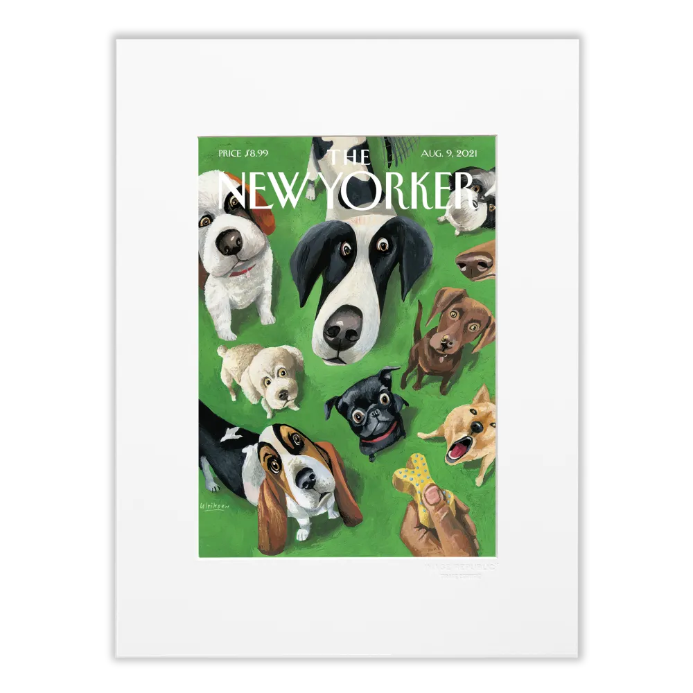 Affiche the New Yorker - Ulriksen - 9 août 2021 30x40
