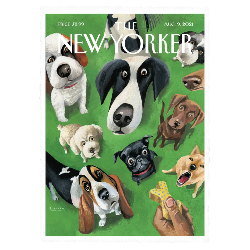 Affiche the New Yorker - Ulriksen - 9 août 2021 Vélin 38x56