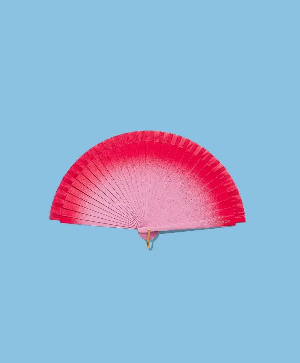 Éventail Cotton Candy ouvert