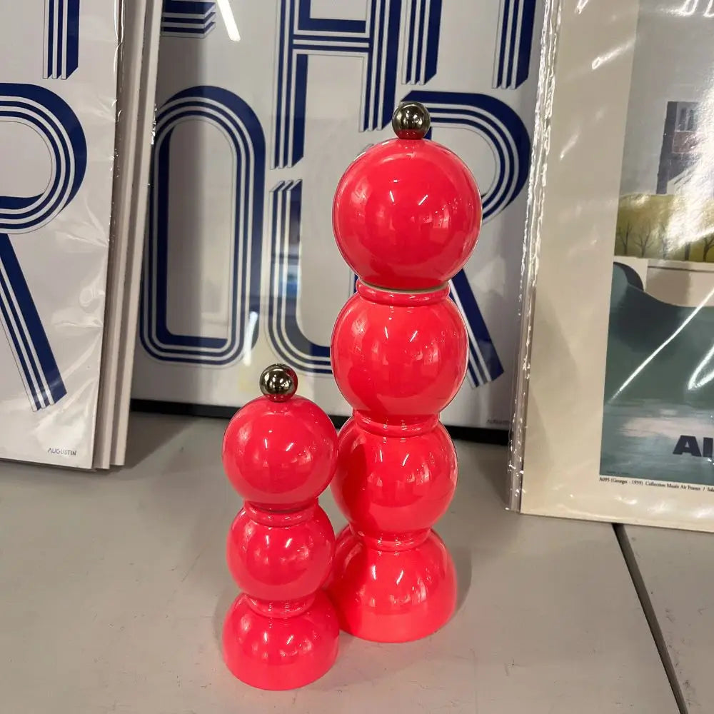 Duo de Bobbin de couleur rouge, petit et grand