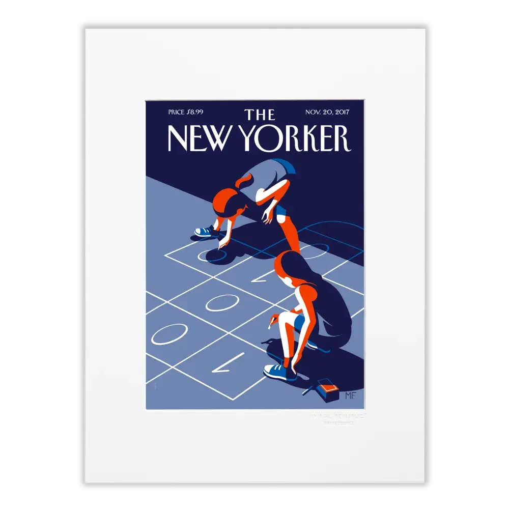 Affiche 30x40 "20 novembre 2017" par Favre collection The New Yorker
