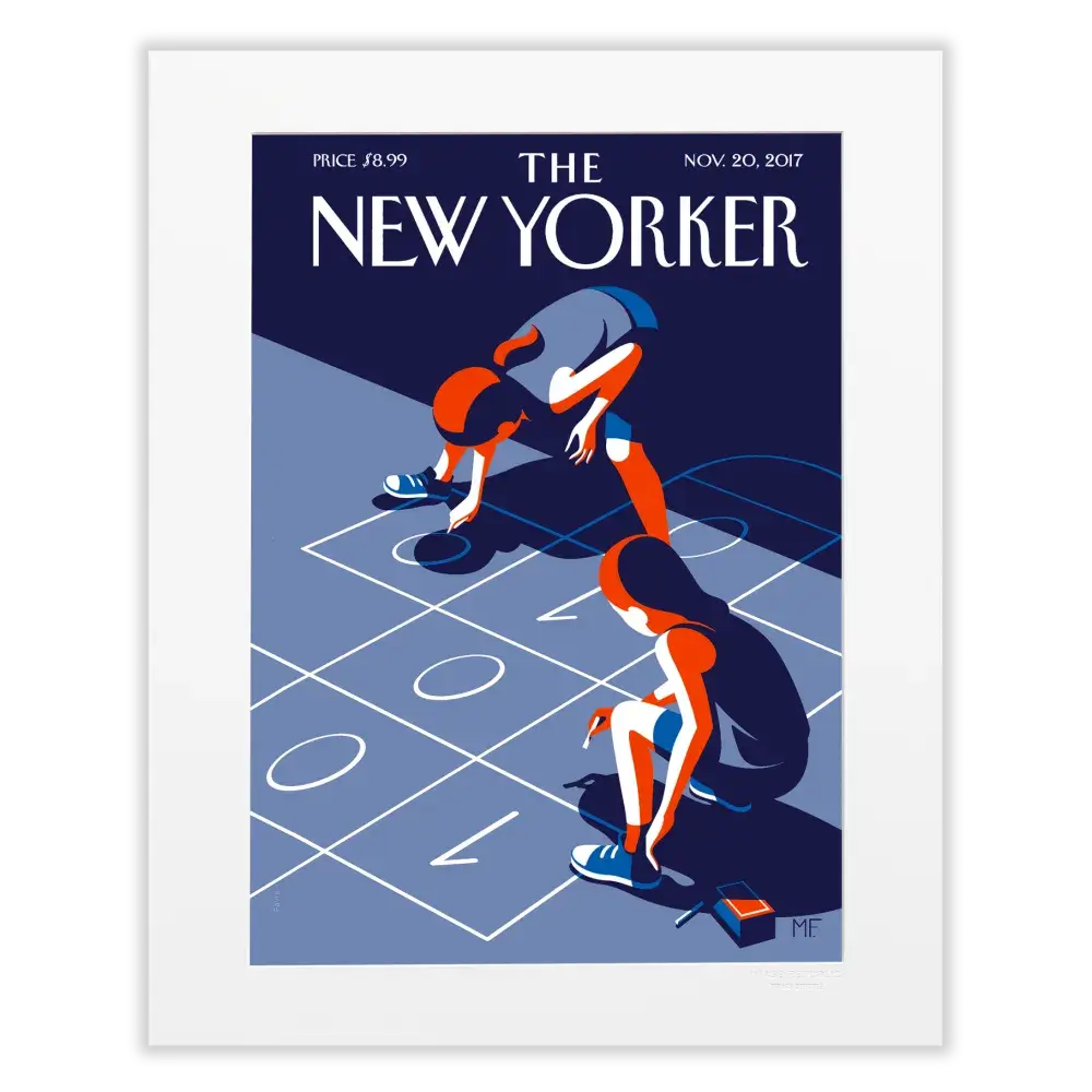 Affiche 40x50 "20 novembre 2017" par Favre collection The New Yorker