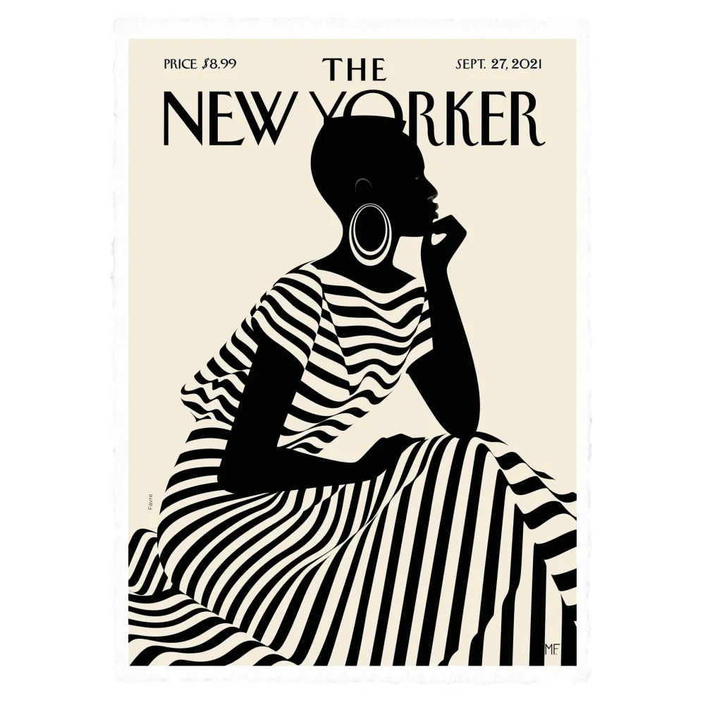 Affiche 38x56 en Velin "Composed" par Favre collection The New Yorker