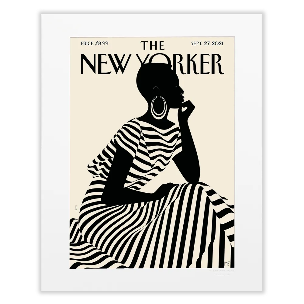 Affiche 40x50 cm "Composed" par Favre collection The New Yorker