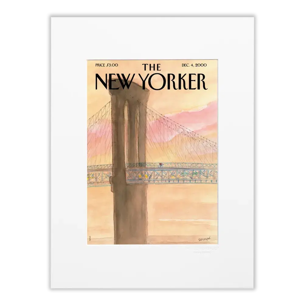 Affiche The New Yorker Way To Brooklyn en format 30x40 cm