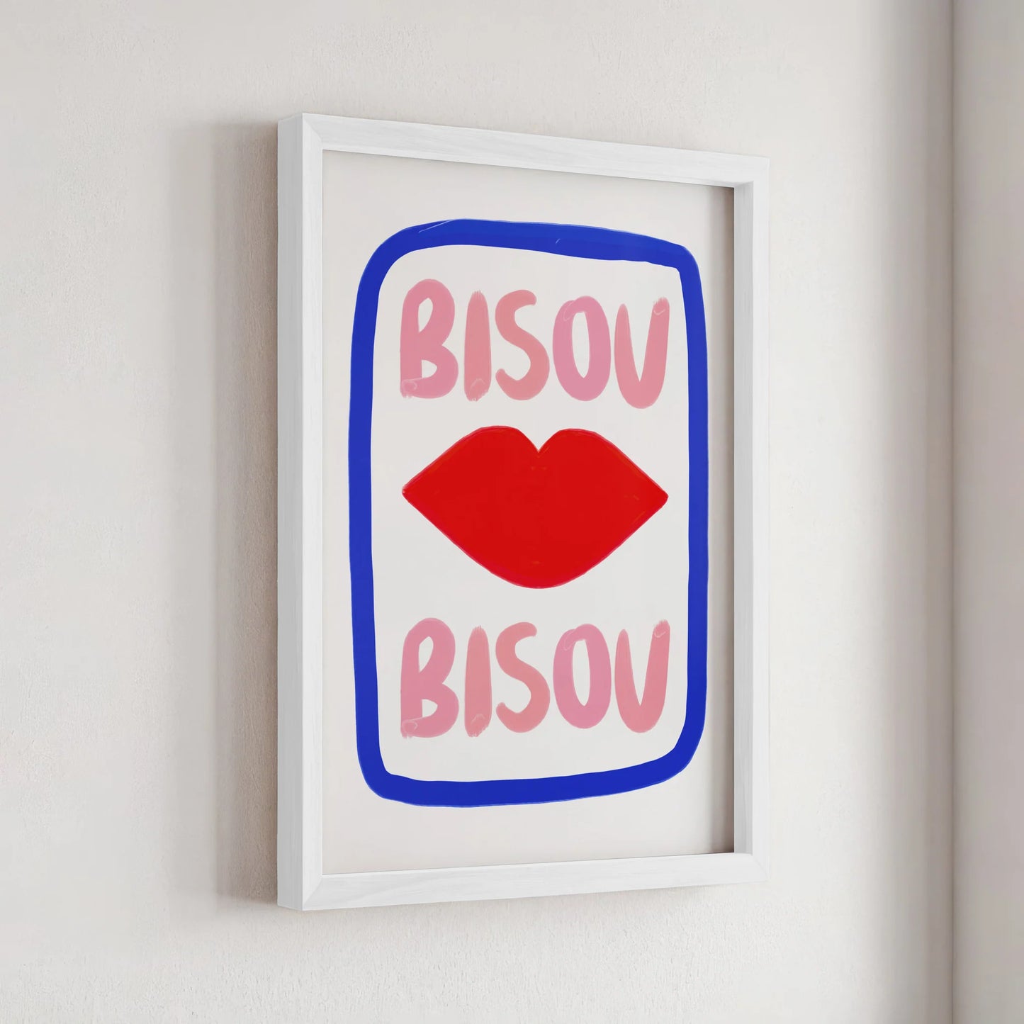 Bisou Bisou N°2 - Affiche A4 - Nephtys