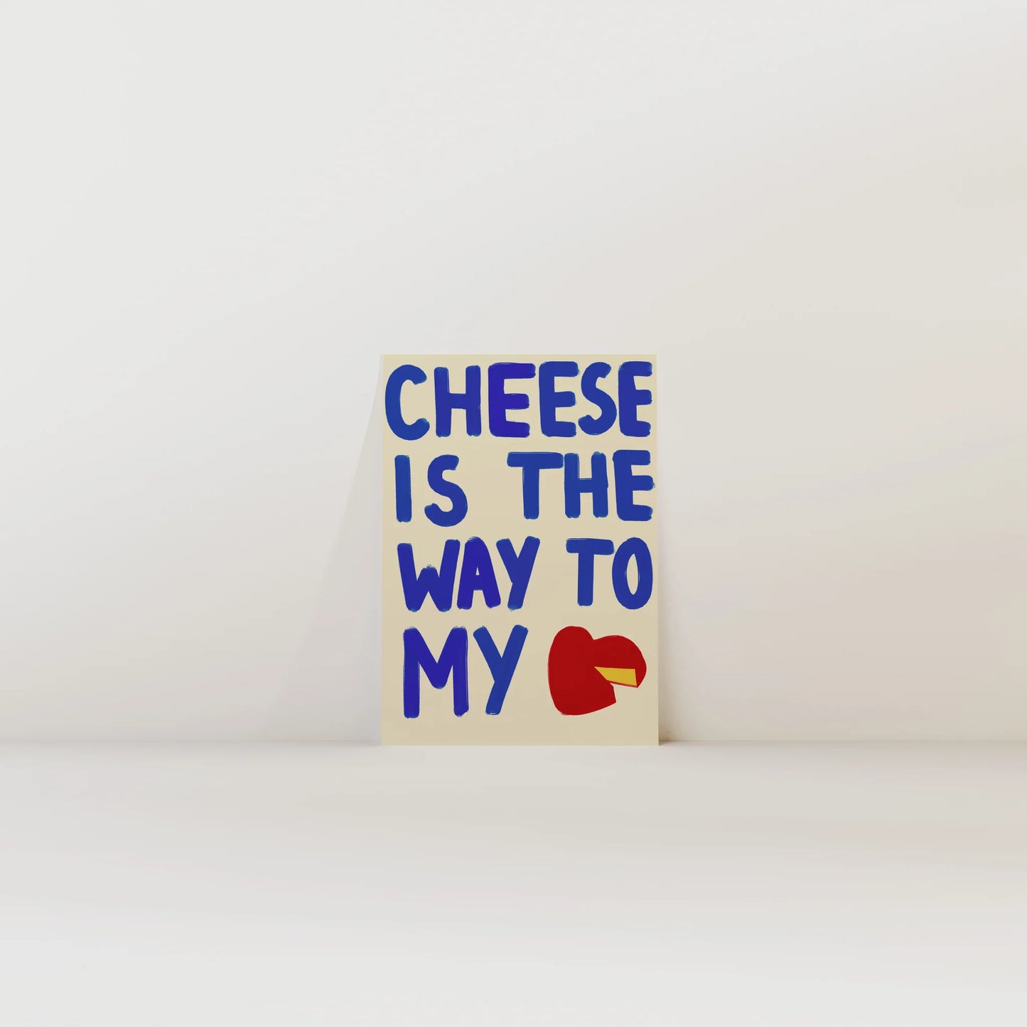 Cheese Lover Print Nephthys Illustrated Affiche