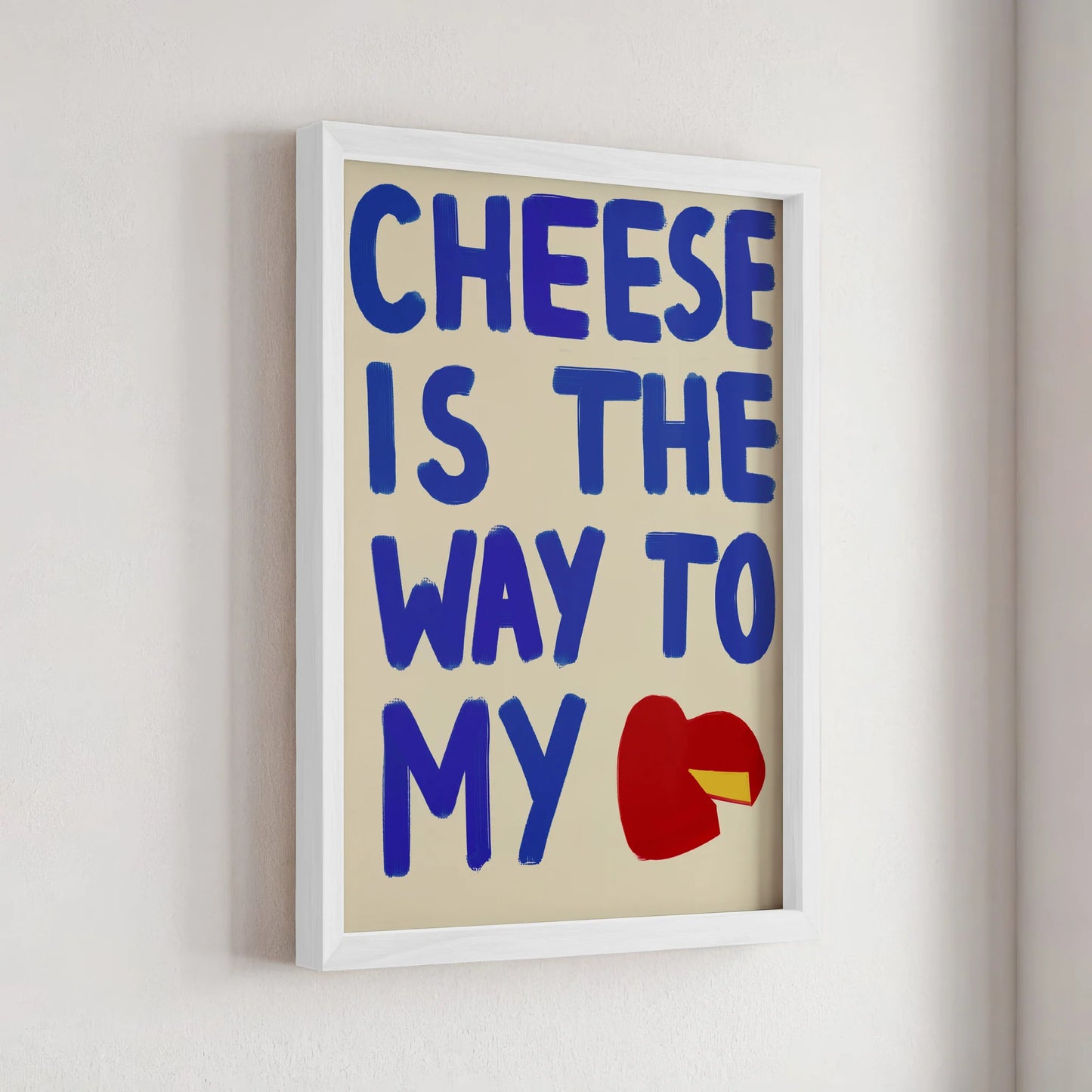 Cheese Lover Print Nephthys Illustrated Affiche