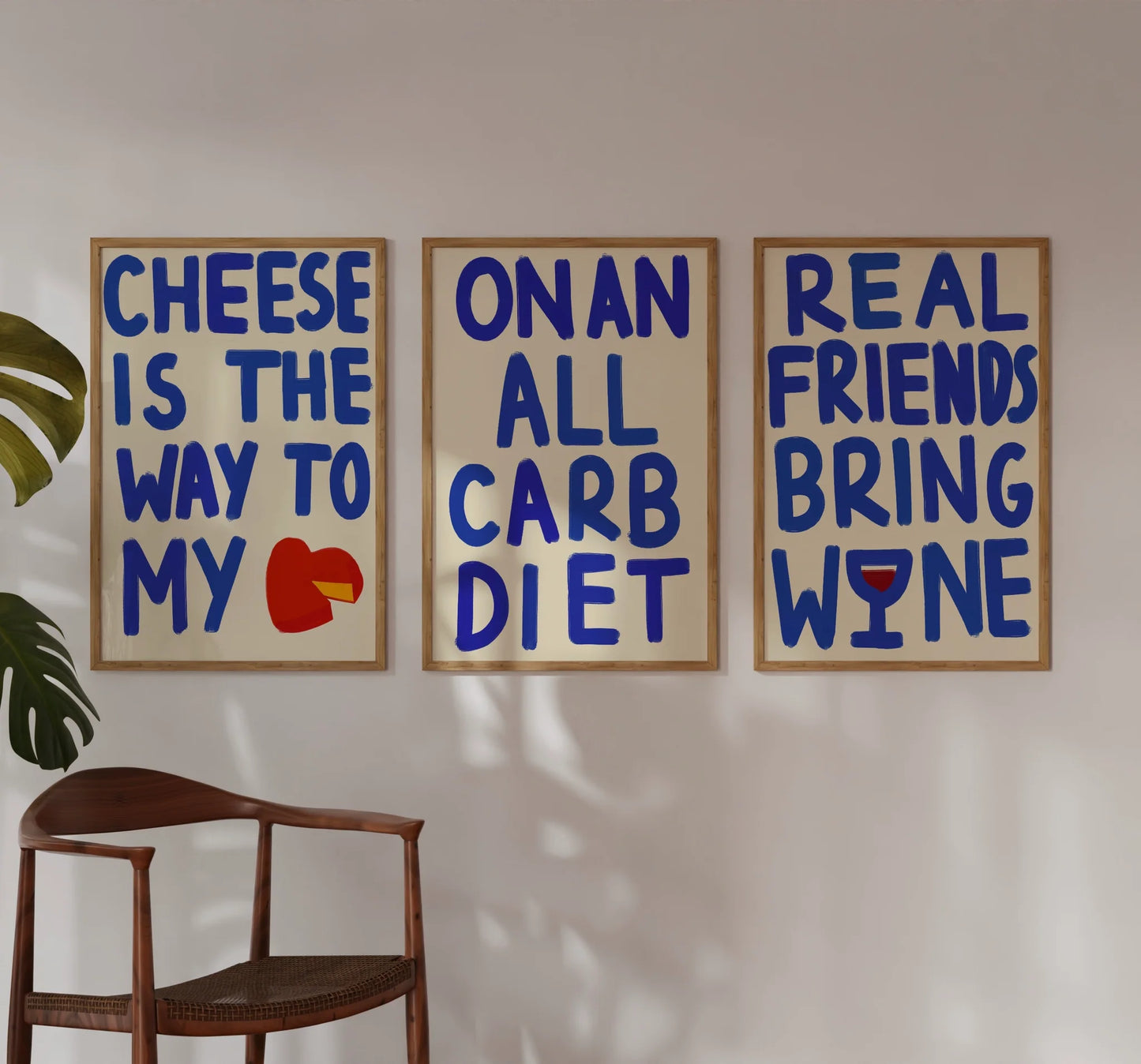 Cheese Lover Print Nephthys Illustrated Affiche