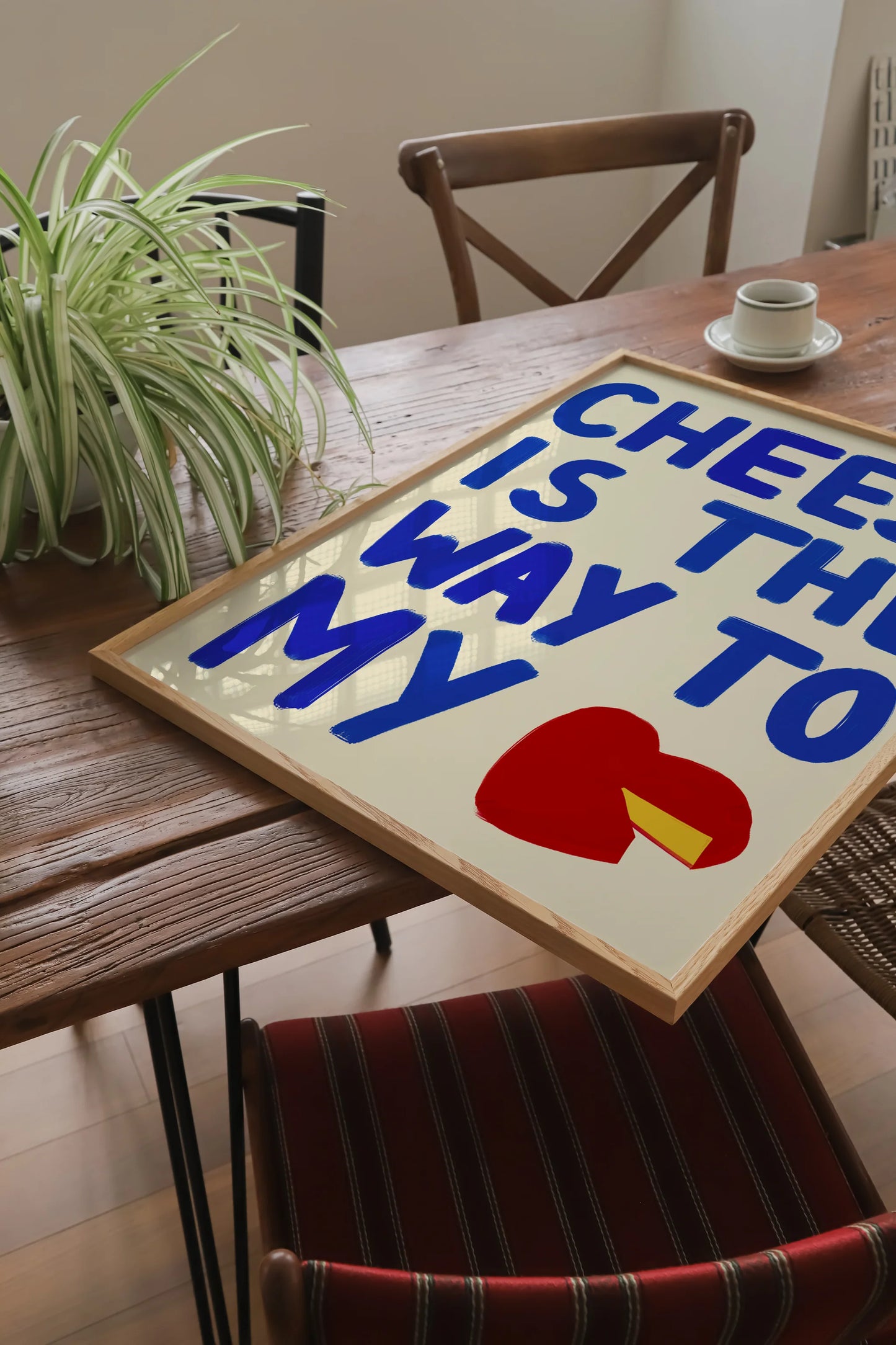 Cheese Lover Print Nephthys Illustrated Affiche