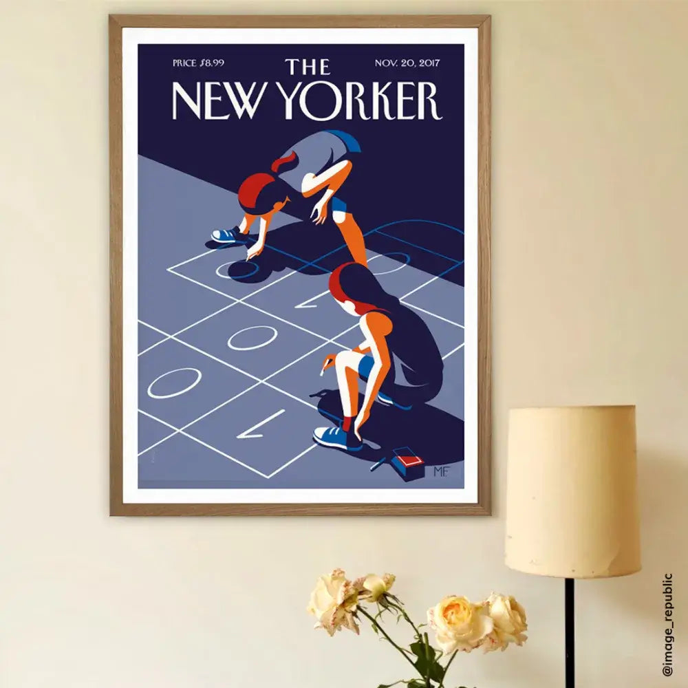 Affiche "20 novembre 2017" encadrée sur un mur