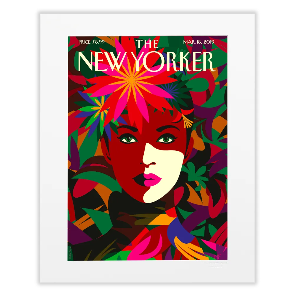 Affiche New Yorker Favre - 197 Spring to mind - 40x50
