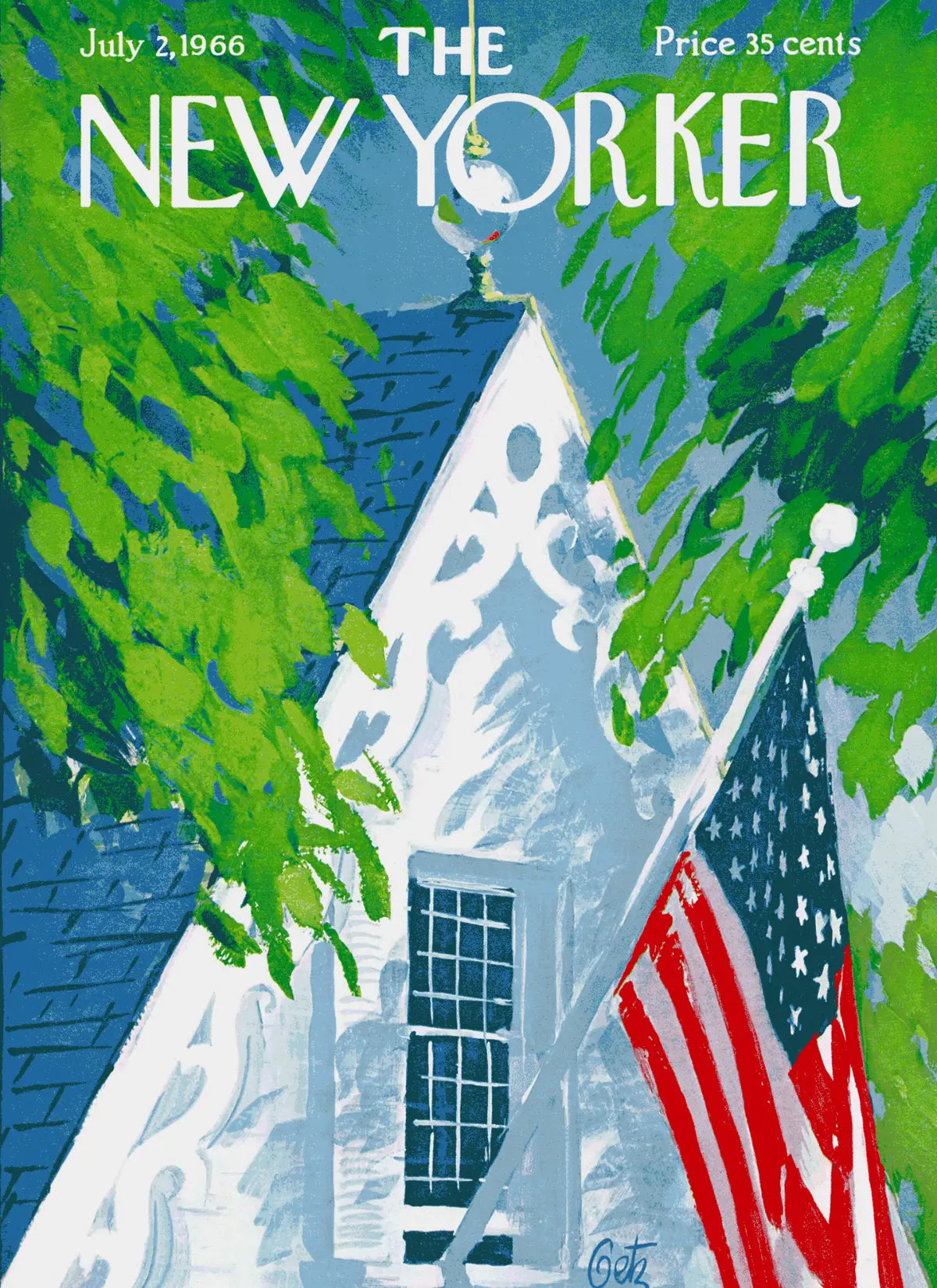 "American Pride" drapeau états-unien accroché à la fenêtre d'une maison