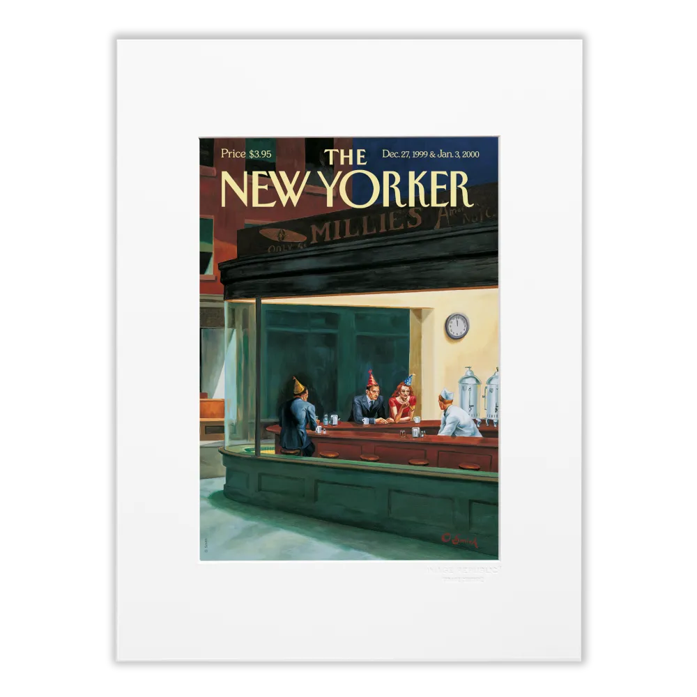 Illustration the New Yorker - Bar par Owen Smith 30x40