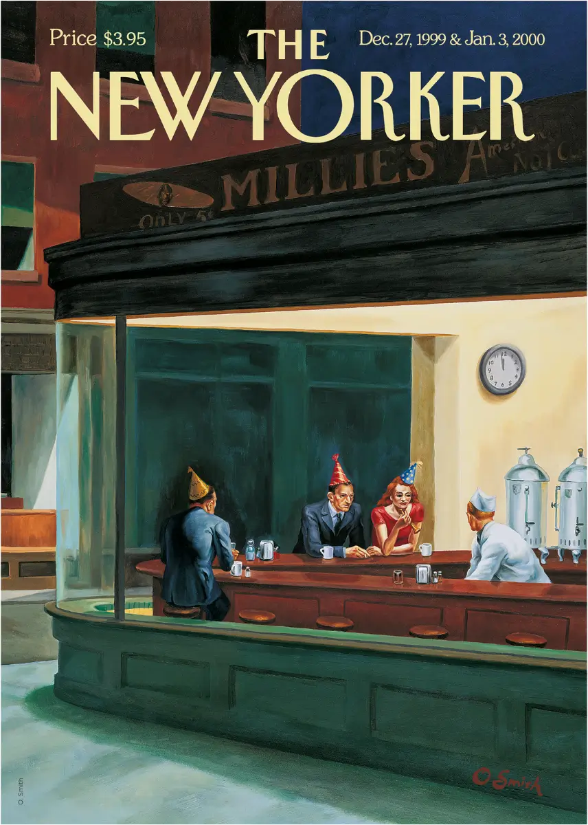 Illustration the New Yorker - Bar par Owen Smith