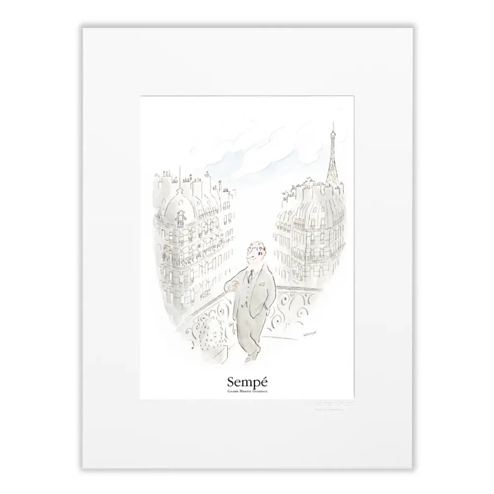 Affiche 30x40 cm "Coupe du monde 2018" par Sempé