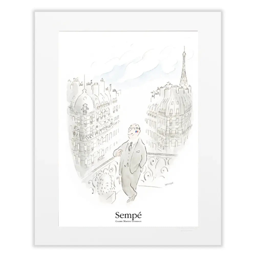 Affiche 40x50 cm "Coupe du monde 2018" par Sempé