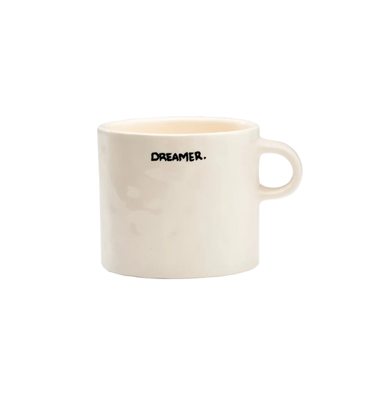 Dreamer - Mug en céramique avec typo manuscrite - Anna+nina
