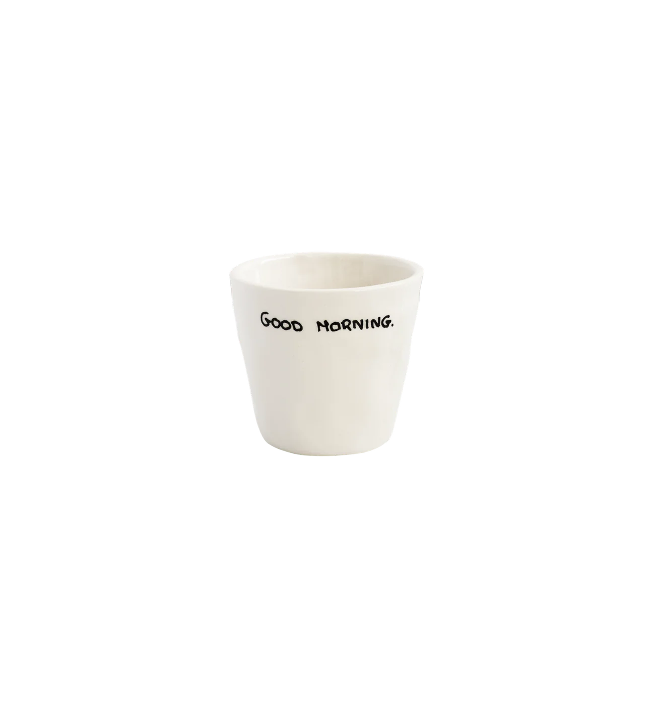 Good Morning - Tasse à Espresso en céramique avec typo manuscrite - anna+nina