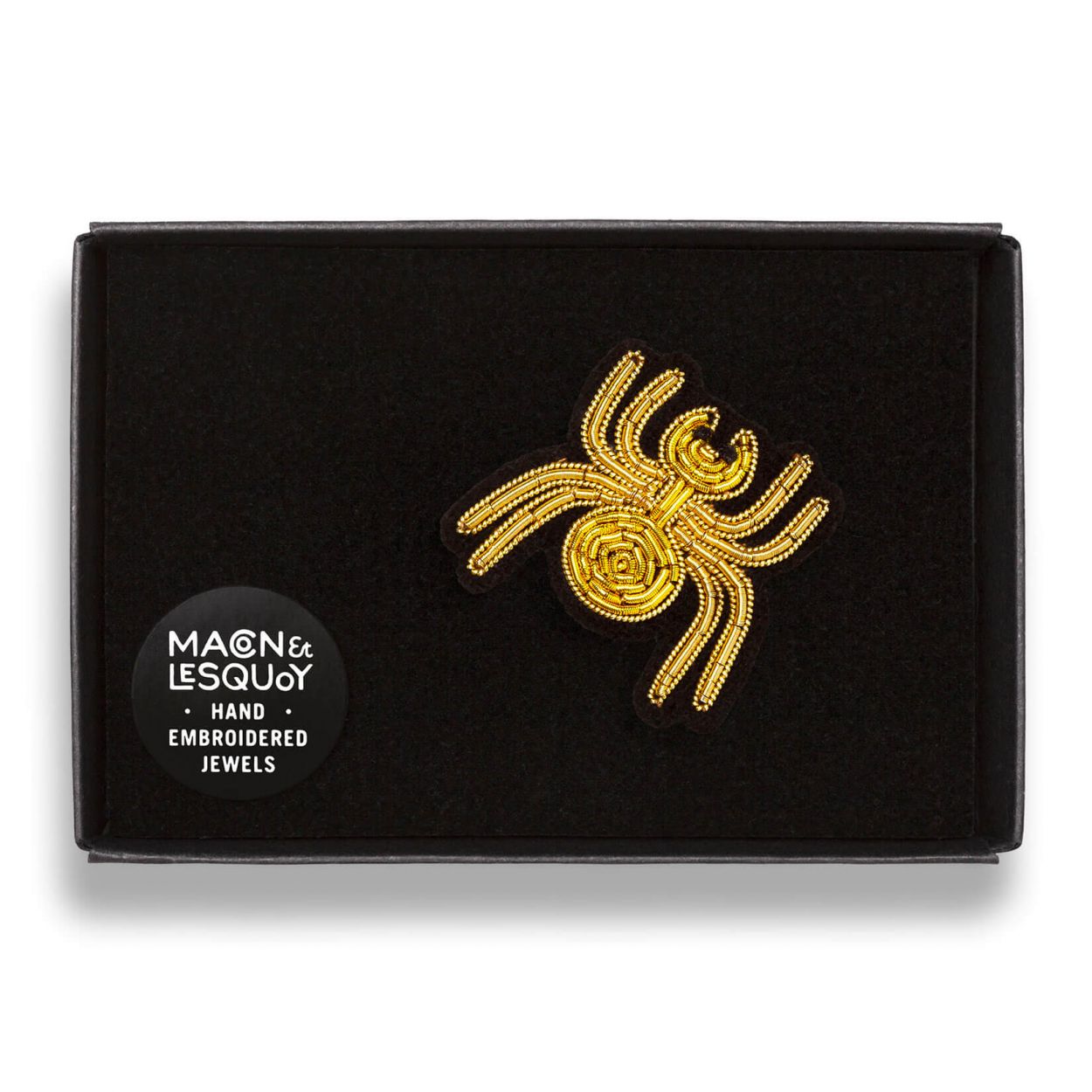 Araignée - Broche Brodés Main - Macon&Lesquoy