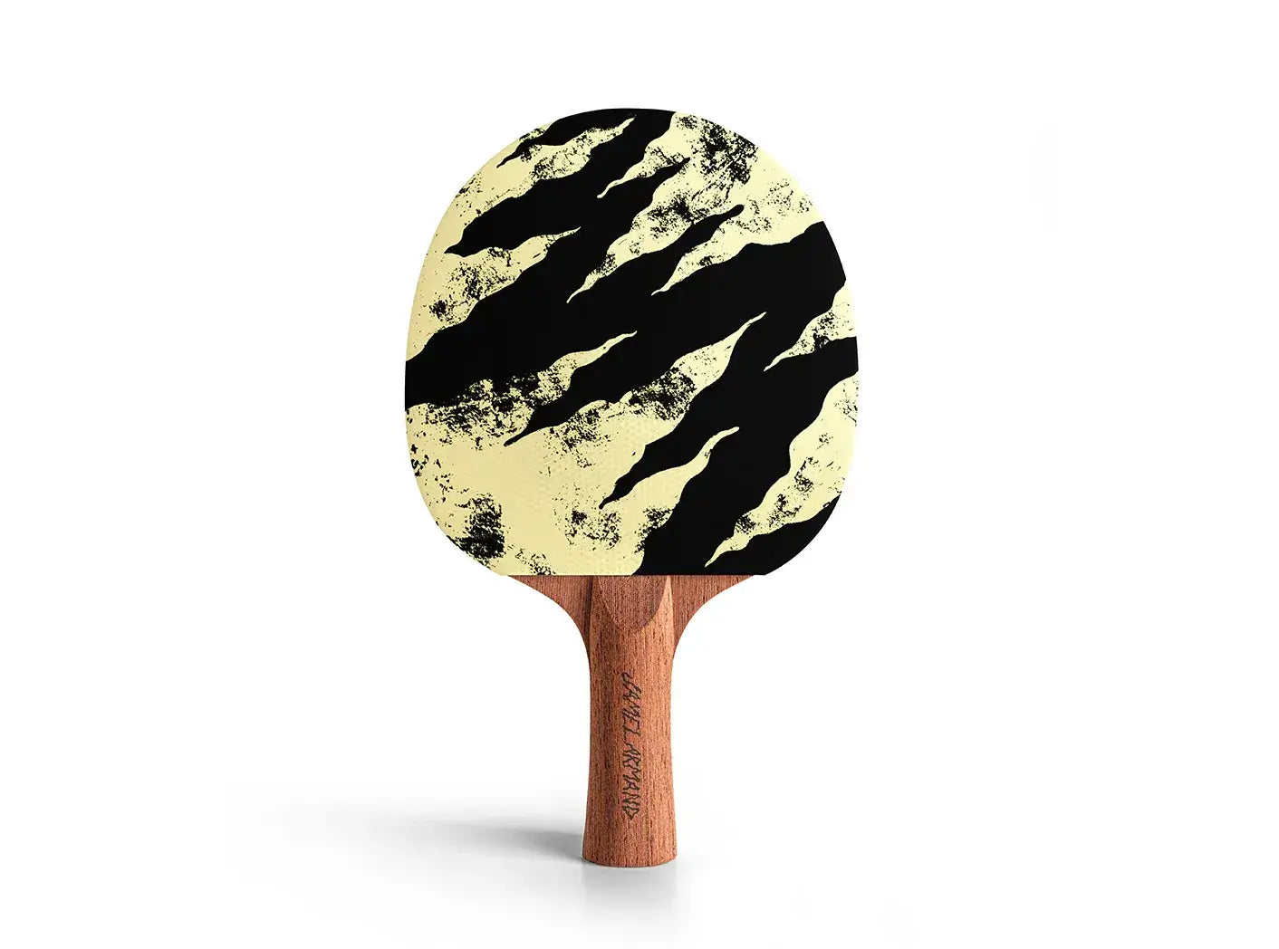 Raquette de ping-pong Silk Song Art of Ping Pong – seconde face illustrée par Jamel Armand