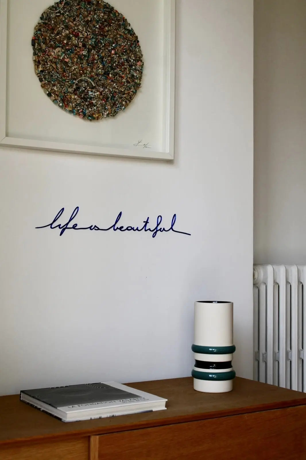 Applique murale "Life is beautiful" par Atelier Suspendu