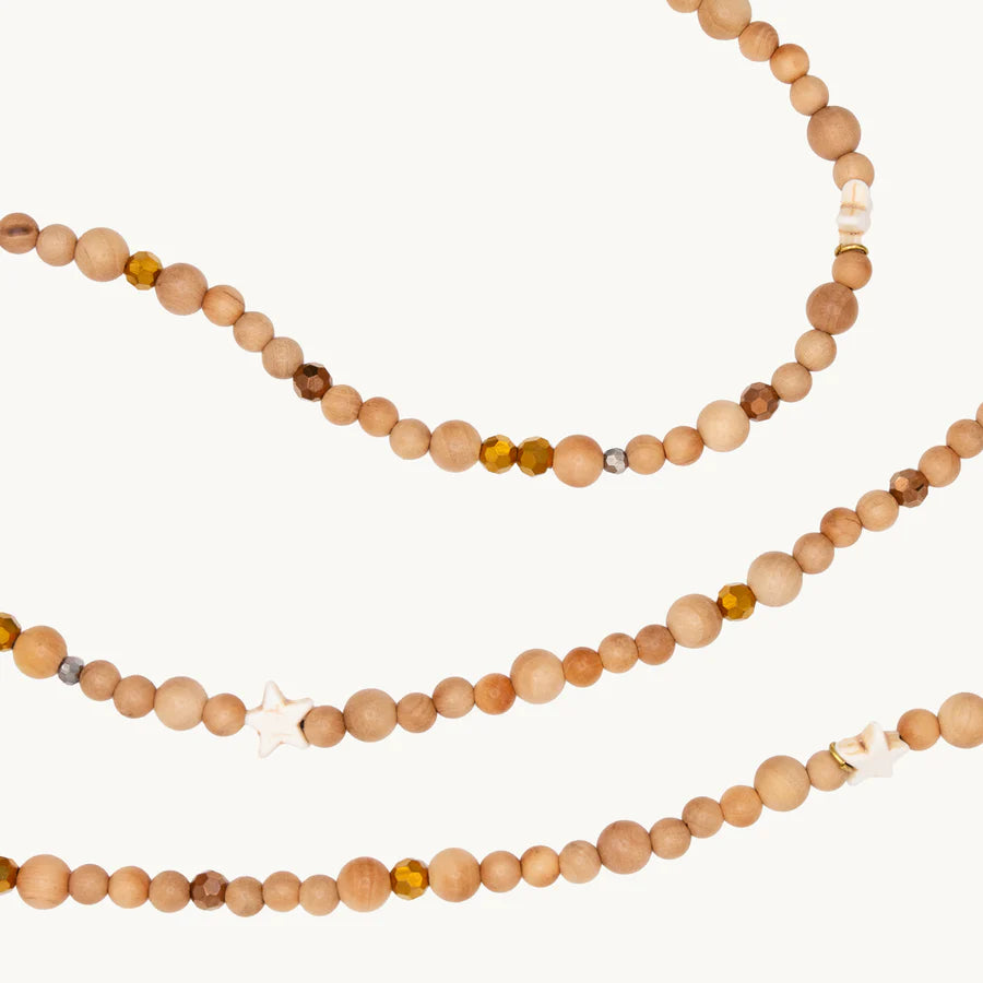 Arielle Étoile Beige - Chaîne Bandoulière pour Coque - Louvini