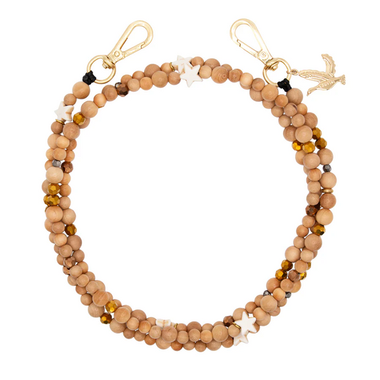 Arielle Étoile Beige - Chaîne Bandoulière pour Coque - Louvini