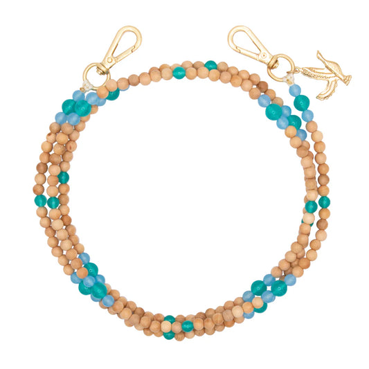 Arielle Turquoise - Chaîne Bandoulière pour Coque - Louvini