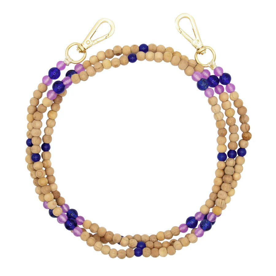 Arielle violet et bleu - Chaîne Bandoulière pour Coque - Louvini