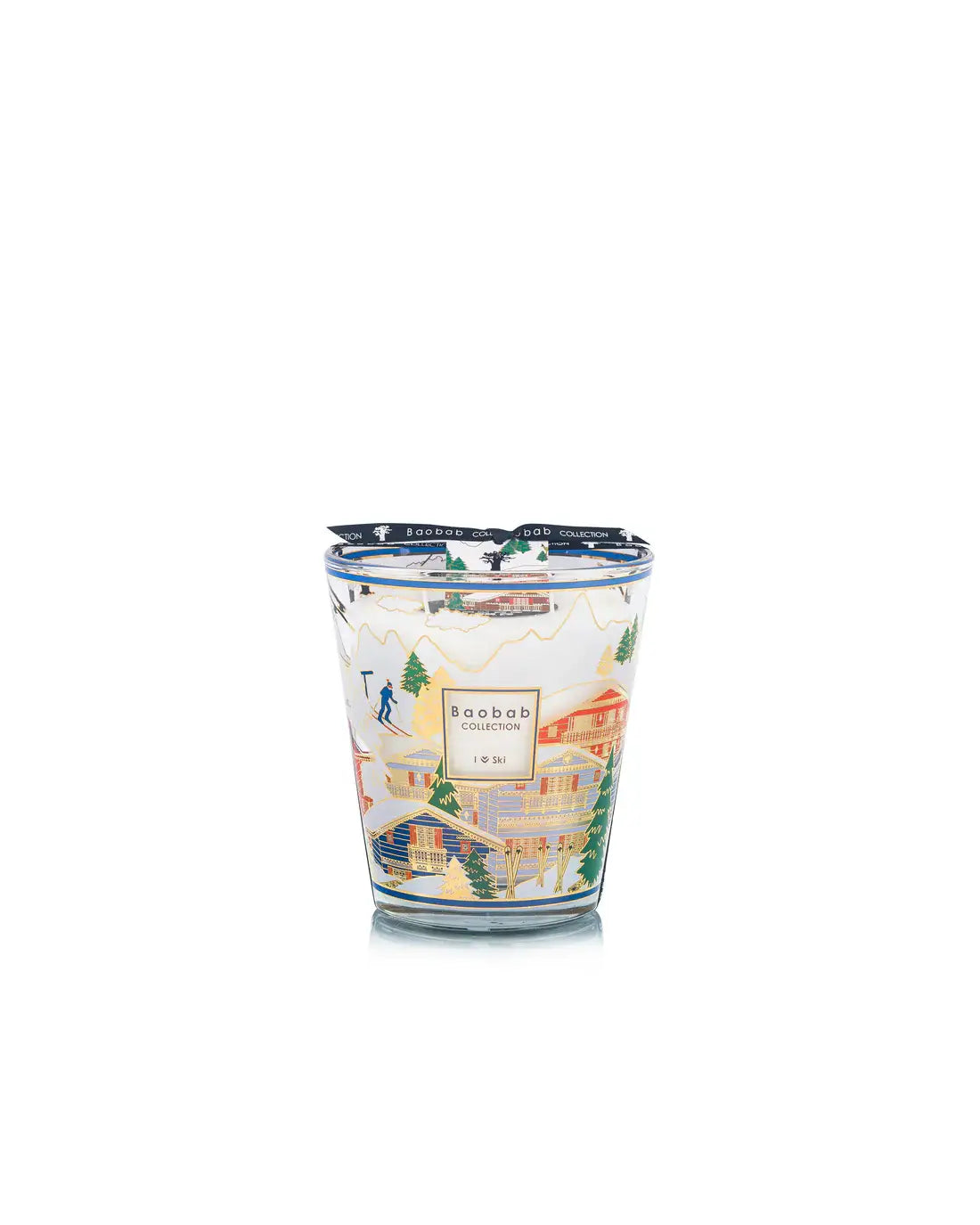 Bougie Baobab taille max 16 modèle I Love Ski