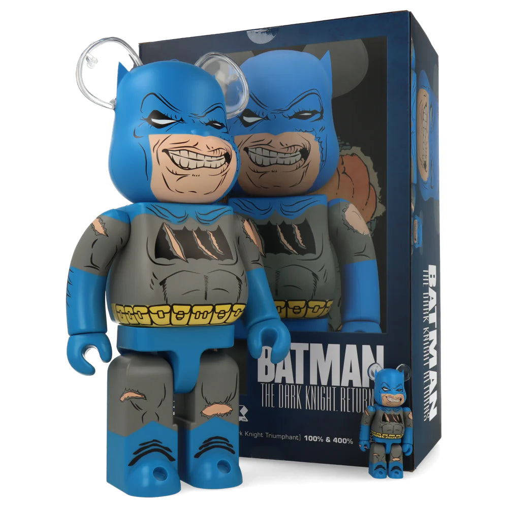 Bearbrick Batman The Dark Knight Triumphant - Set 400% + 100% - Medicom