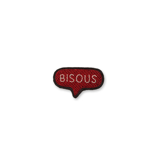 Bisous Rouge - Broche Brodés Main - Macon&Lesquoy