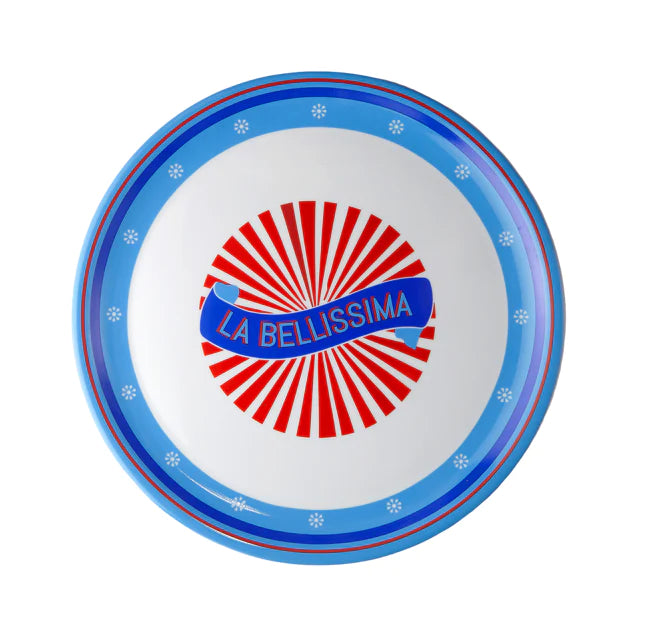 Assiette à pizza en porcelaine La Bellissima par Bitossi Home