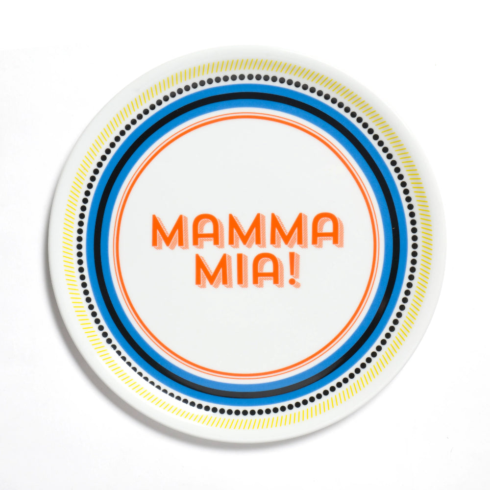 Assiette à pizza Mamma Mia en porcelaine de Bitossi Home