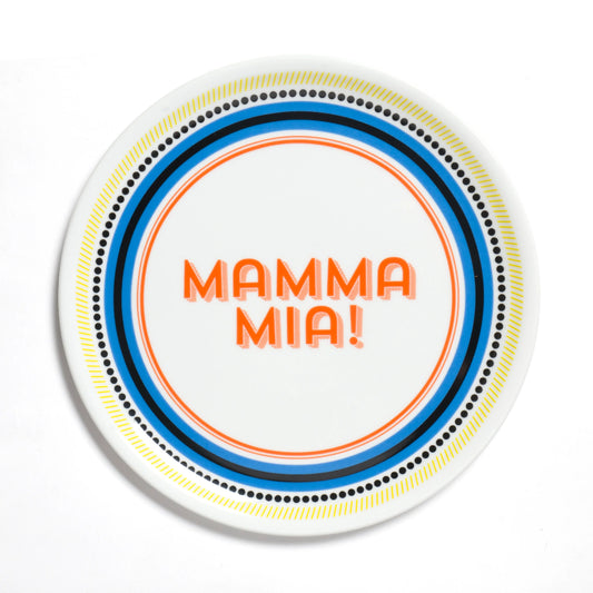 Assiette à pizza Mamma Mia en porcelaine de Bitossi Home