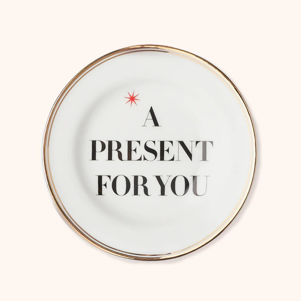 Coupelle en porcelaine Messaggio A Present For You de Bitossi Home